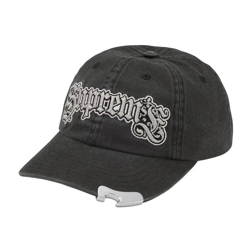 Supreme Bottle Opener 6-Panel Hat Black