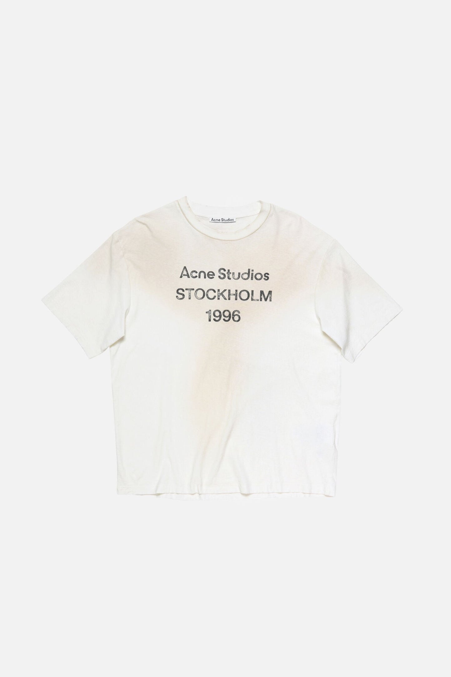 Acne Studios Sprayed 1996 Logo T-shirt White