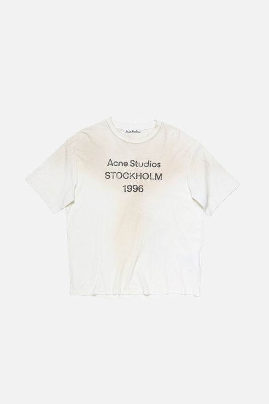 Acne Studios Sprayed 1996 Logo T-shirt White