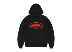 Corteiz Alcatraz V2 Hoodie Black Red