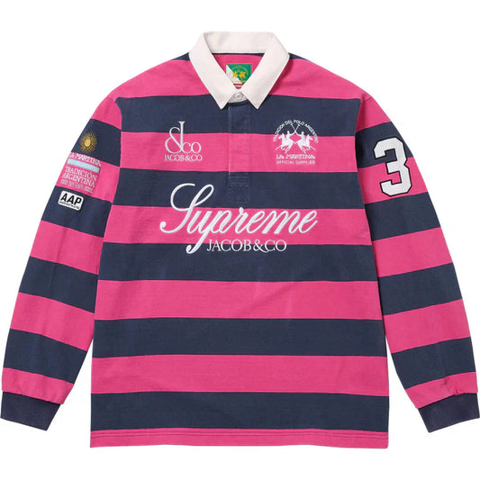 Supreme Jacob & CO La Martina Rugby Polo Stripe - SUPR-SULMRSXX-MULTI