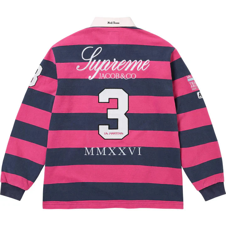 Supreme Jacob & CO La Martina Rugby Polo Stripe - SUPR-SULMRSXX-MULTI