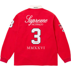Supreme Jacob & CO La Martina Rugby Polo Red - SUPR-SULMRRXX-MULTI