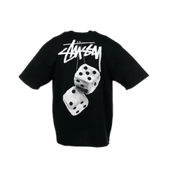 Stussy Fuzzy Dice Tee Black