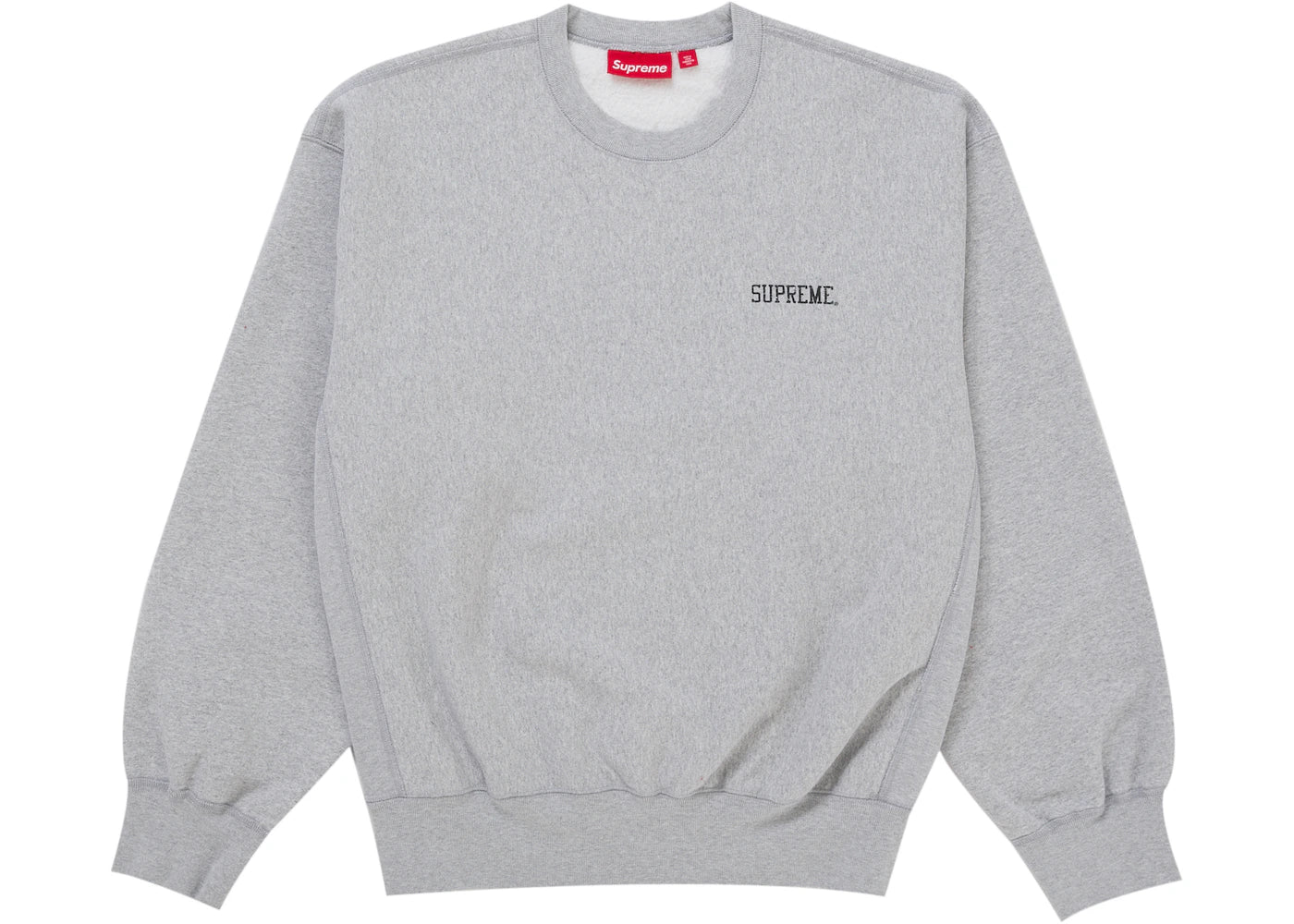 Supreme Washed Crewneck Grey