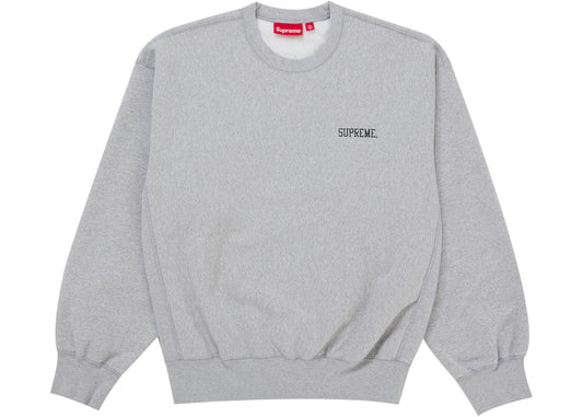 Supreme Washed Crewneck Grey