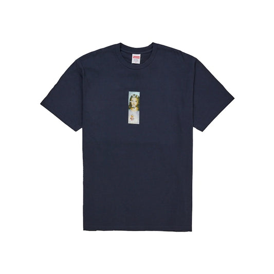 Supreme Supreme Prayer Card Box Logo Tee Navy