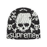 Supreme Vanson Leathers Skull Beanie Black