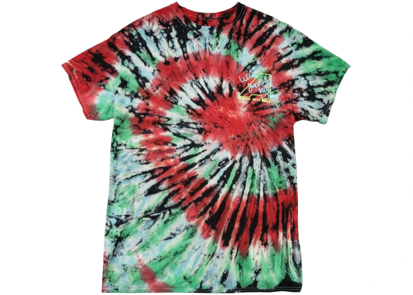Travis Scott Blink Of An Eye Europe Tour Tee Tie-Dye