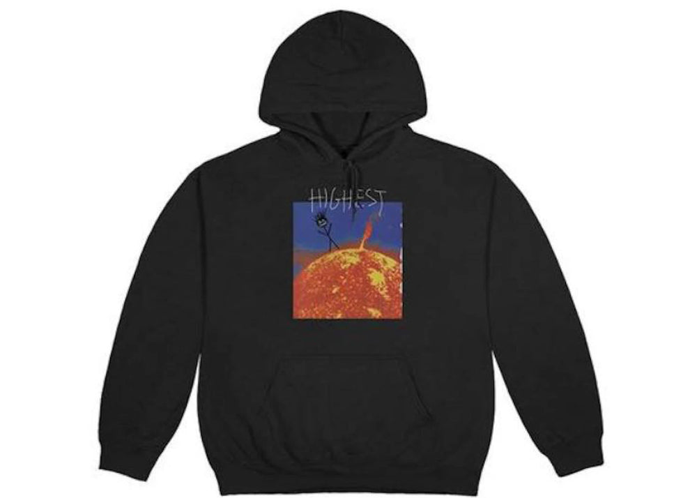 Travis Scott Highest In The Room Sun Hoodie Black