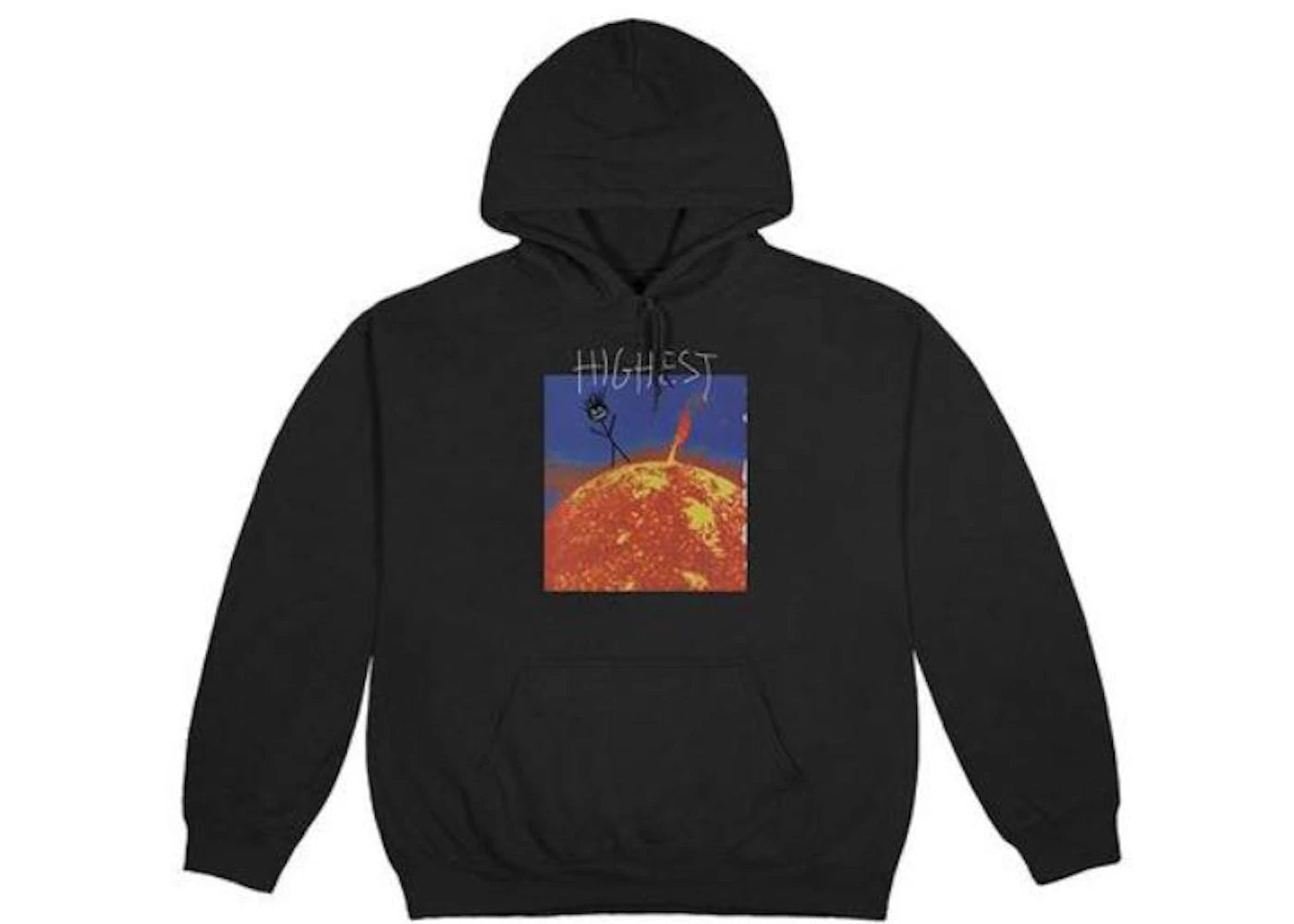 Travis Scott Highest In The Room Sun Hoodie Black