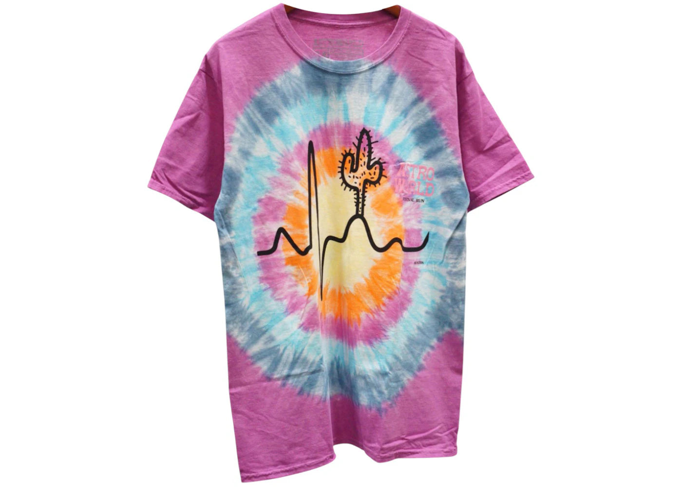 Travis Scott New Pulse Feeling Alive! Tee Tie-Dye
