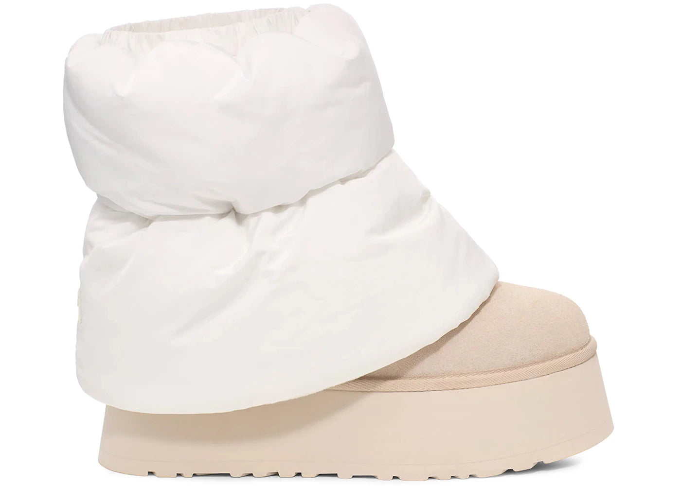 Classic Mini Dipper Puffer Boot White Ceramic - 1158275-WCRM