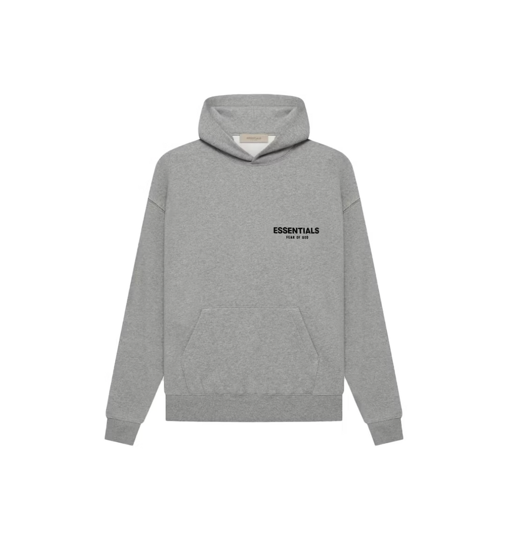 Fear of God Essentials Hoodie Dark Oatmeal SS22 - FOGEHDOS