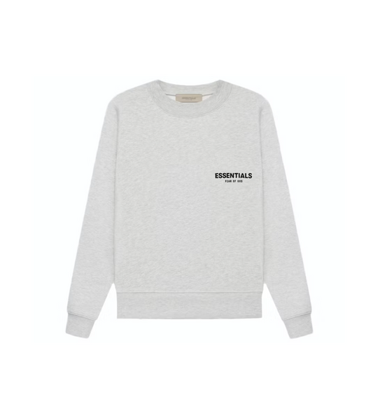 Fear of God Essentials Longsleeve Light Oatmeal SS22 (USED) - 192BT212122F