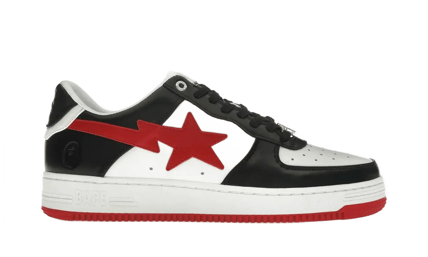 BAPE A Bathing Ape Bape Sta #3 M2 White Black Red