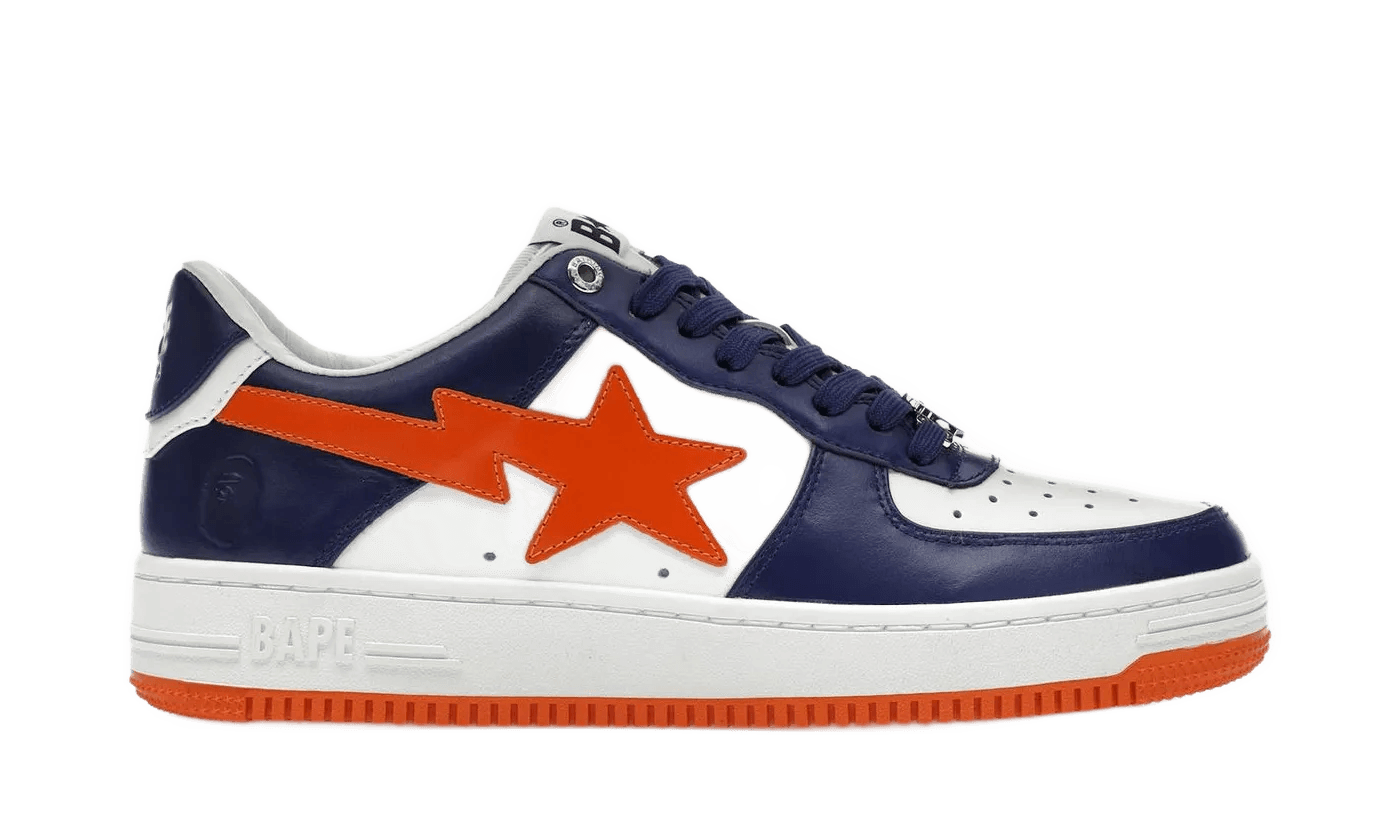 A Bathing Ape Bape Sta #3 M2 White Blue Orange - 1K30-191-303-BLU/1K30-291-303-BLU/001FWK301303_BLU
