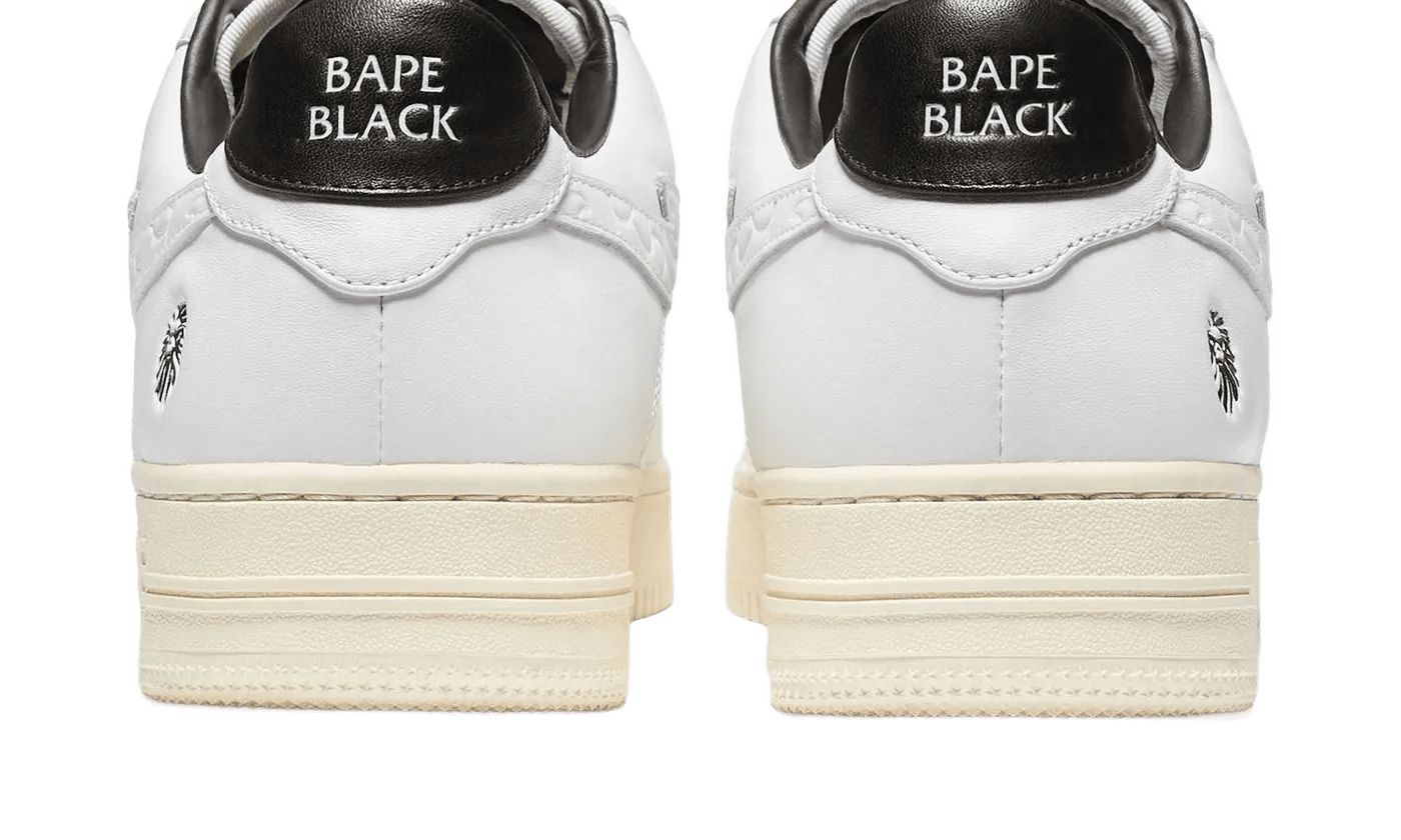 A Bathing Ape Bape Sta Black White Silver - 1H70-191-022