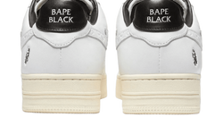 A Bathing Ape Bape Sta Black White Silver - 1H70-191-022