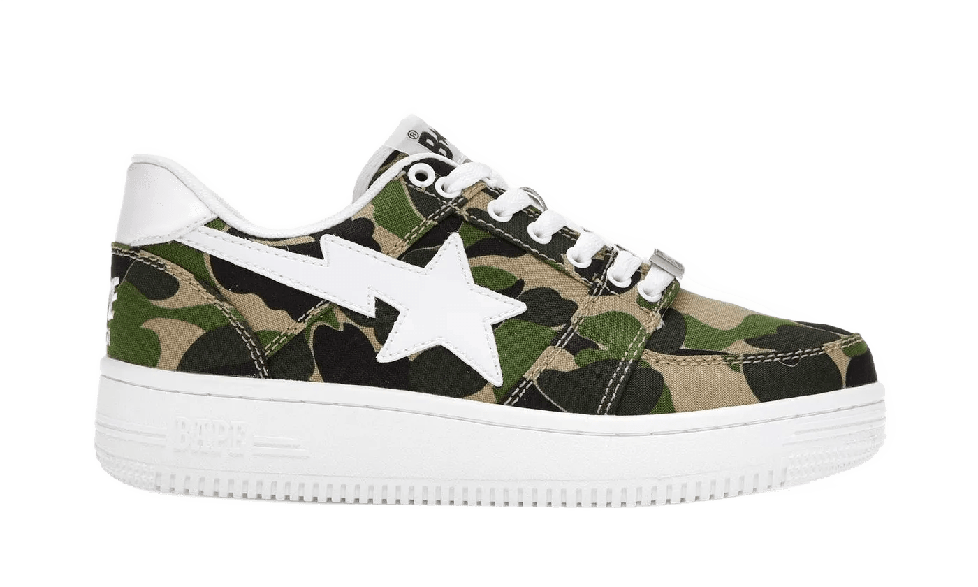 A Bathing Ape Bape Sta Low ABC Camo 20th Anniversary Green - 1C70191020/1G30-191-001/1H30191001