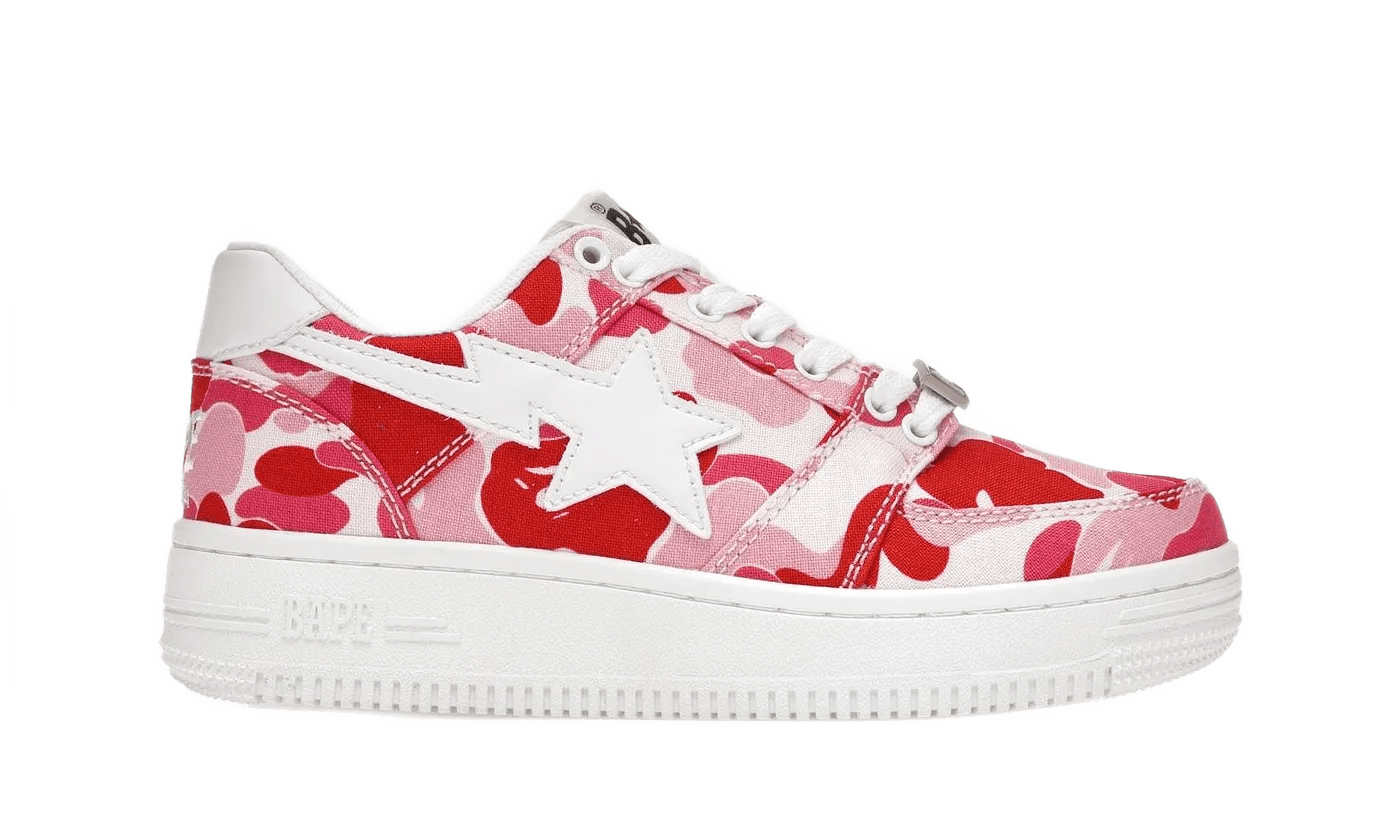 A Bathing Ape Bape Sta Low ABC Camo 20th Anniversary Pink - 1G30191001