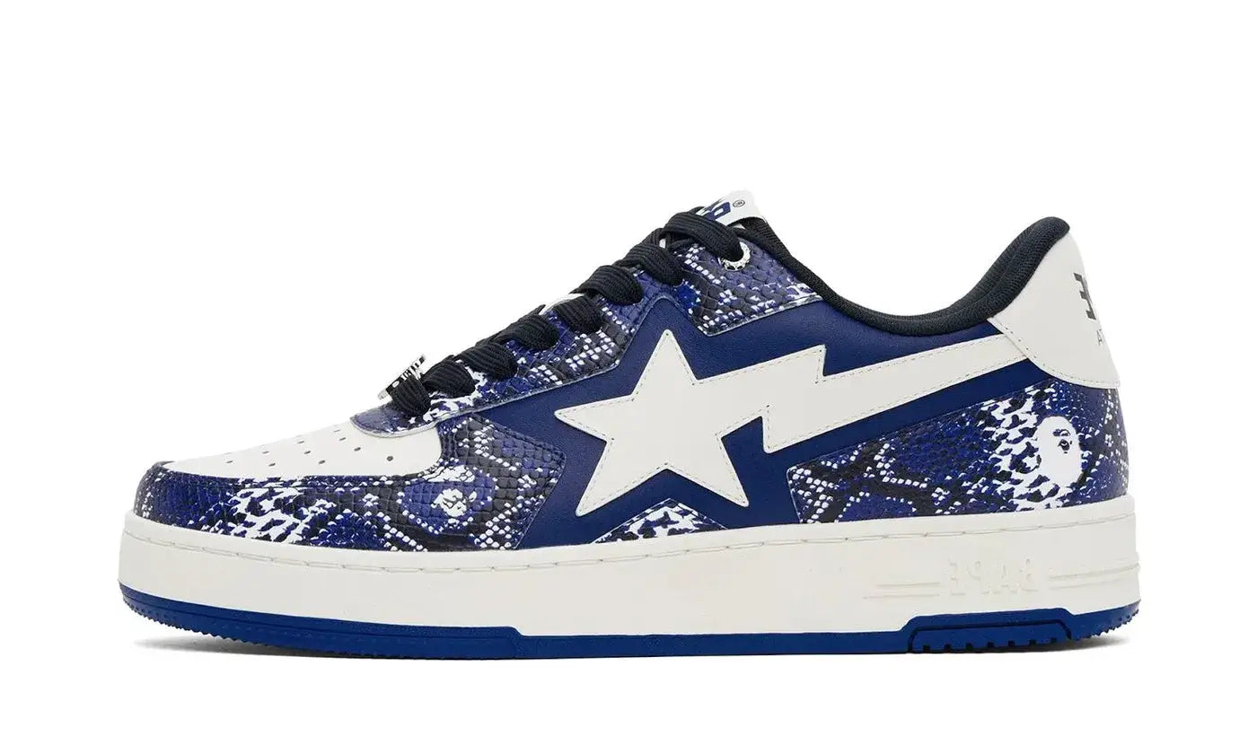 BAPE A Bathing Ape Bape Sta Blue Snakeskin