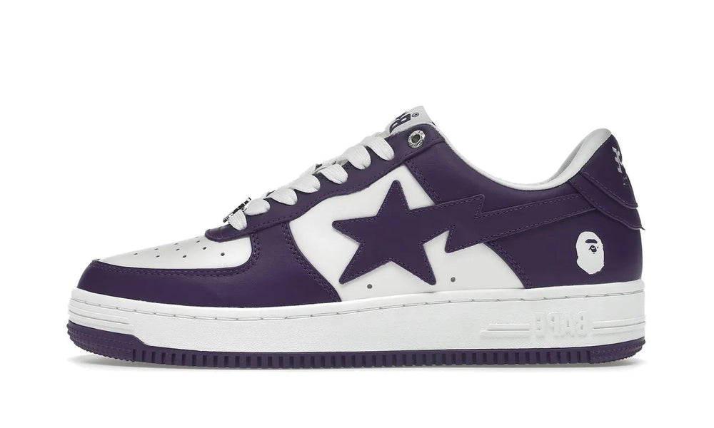 A Bathing Ape Bape Sta White Purple (2022) - 1I70-291-006/1I70-191-007