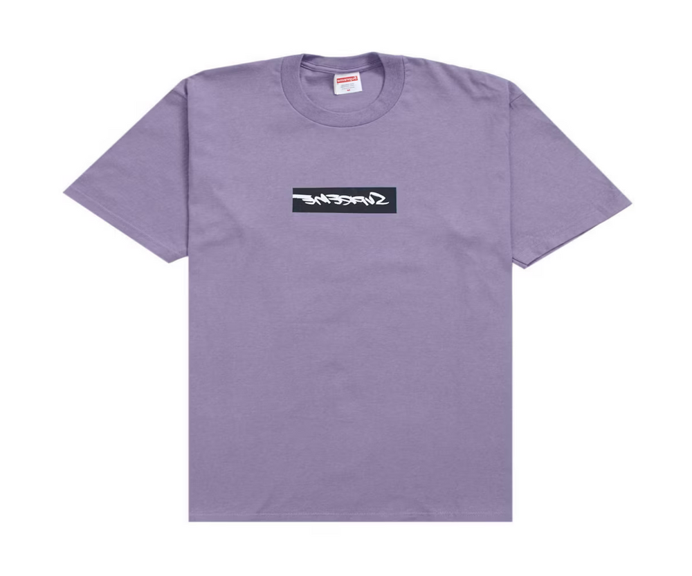 Supreme Futura Box Logo Tee Dusty Purple