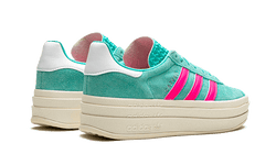 Adidas Gazelle Bold Flash Aqua Lucid Pink - ID7026