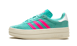 Adidas Gazelle Bold Flash Aqua Lucid Pink - ID7026