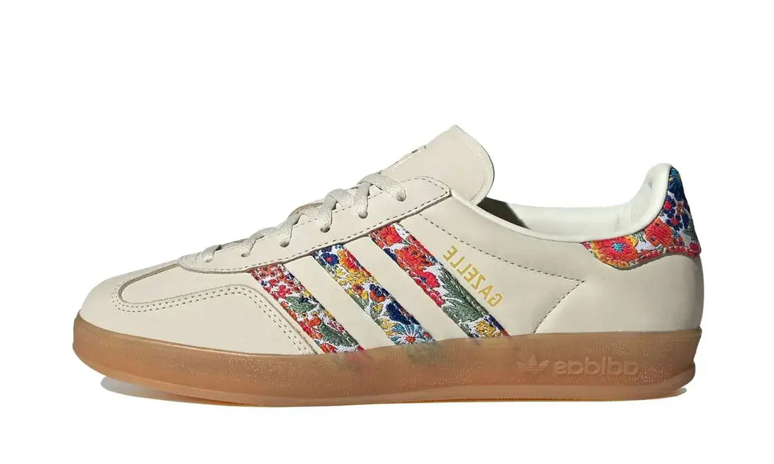 Liberty London x adidas Gazelle Indoor Floral Embroidery Stripes