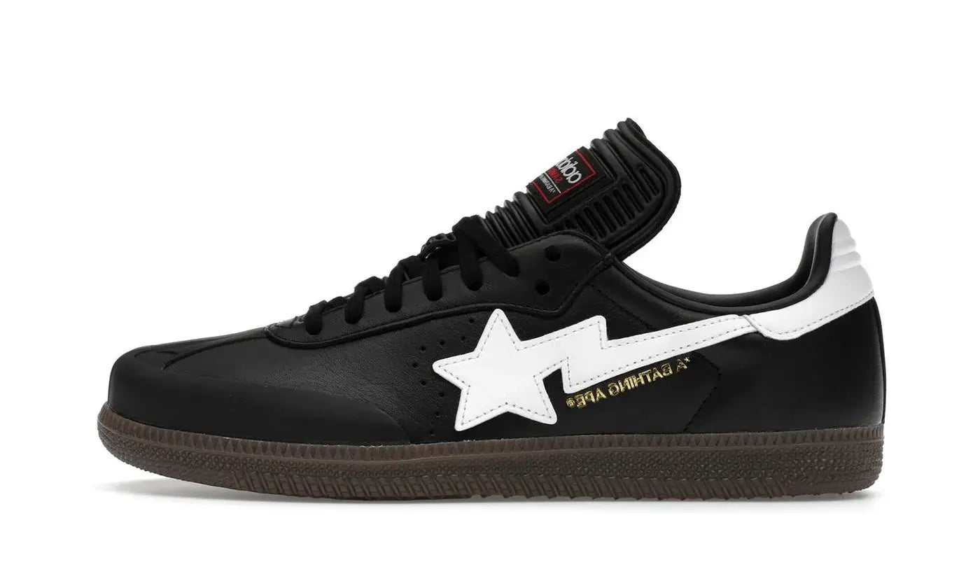 Adidas Samba Bape Black White Gum