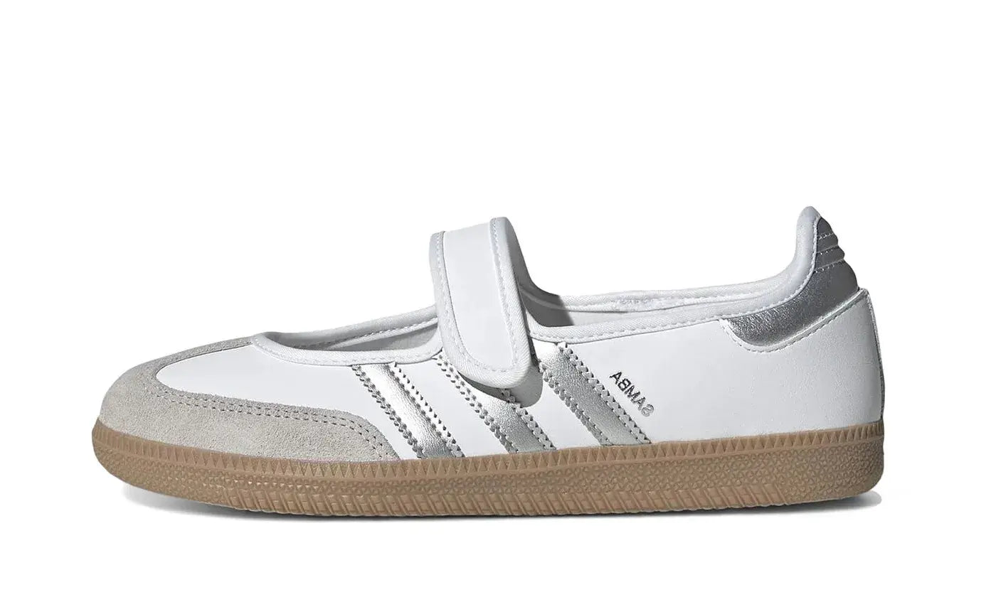 Adidas Samba Jane White Silver Metallic