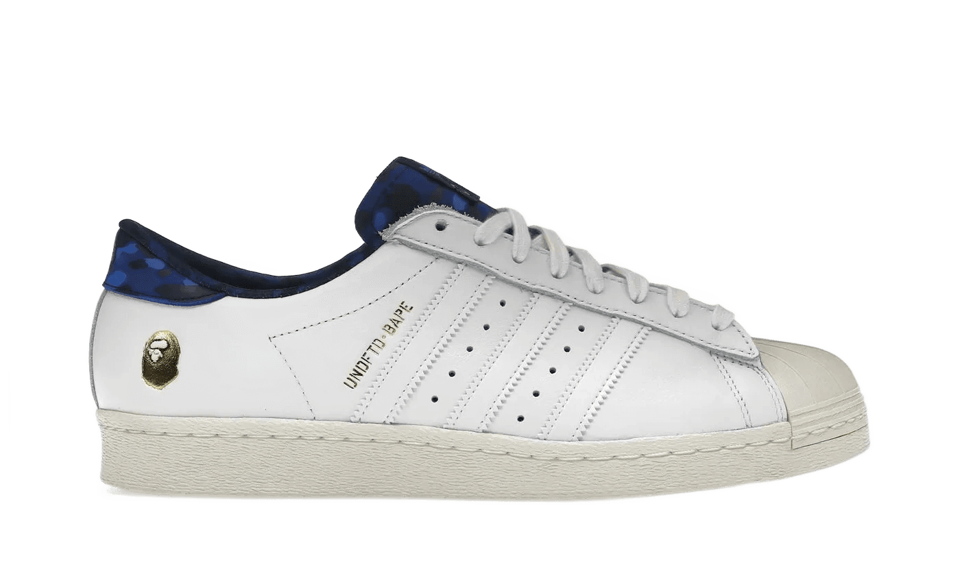 Superstar 80s Undefeated Bape White - B34292