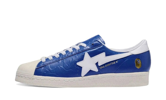 Adidas Bape Superstar Vintage Blue White - JR2702