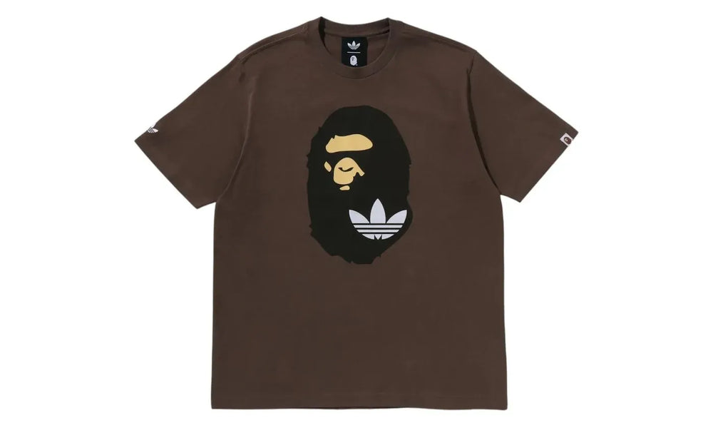 adidas x BAPE Ape Head Tee Brown