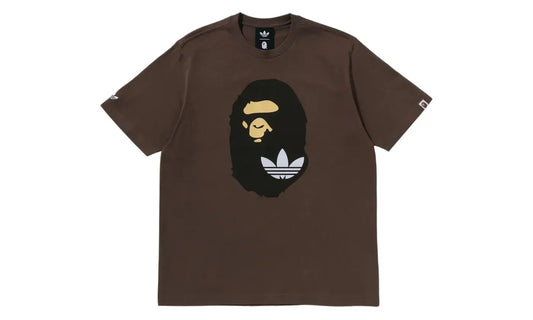 adidas x BAPE Ape Head Tee Brown