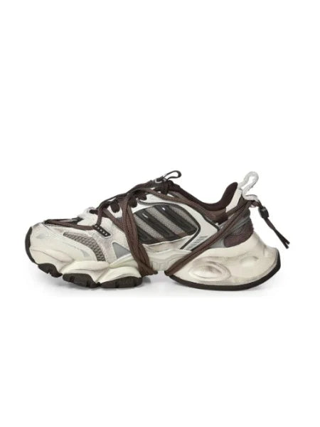adidas XLG Runner Deluxe 2.0 Off White Aurora Coffee Trace Green Metallic