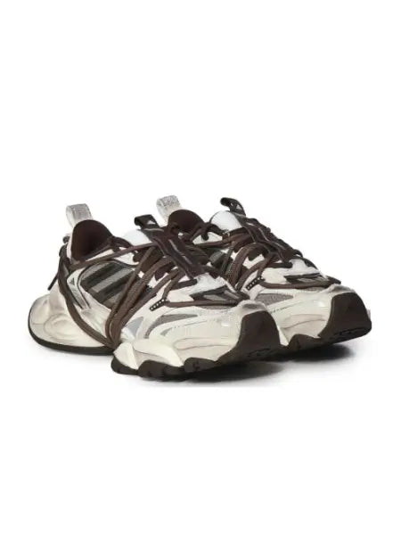 adidas XLG Runner Deluxe 2.0 Off White Aurora Coffee Trace Green Metallic