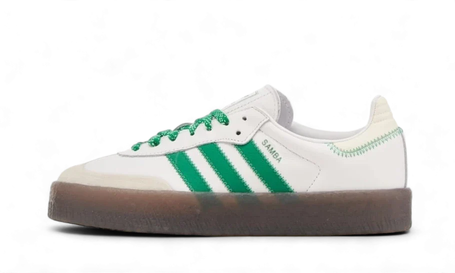 Adidas Sambae Cloud White Green - IE9105