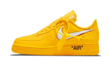 Off-White x Nike Air Force 1 Low University Gold Metallic Silver - Aplug