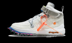 Nike Air Force 1 Mid Off-White Clear White - DO6290-100