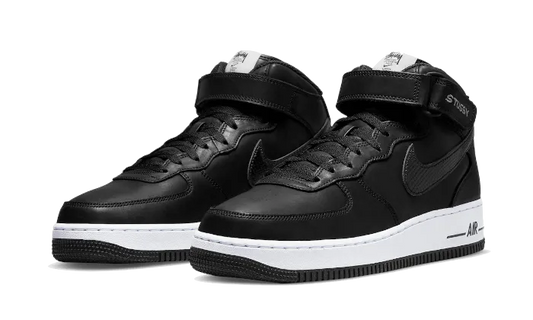 Air Force 1 Mid Stussy All Black - DJ7840-001