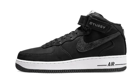 Air Force 1 Mid Stussy All Black - DJ7840-001