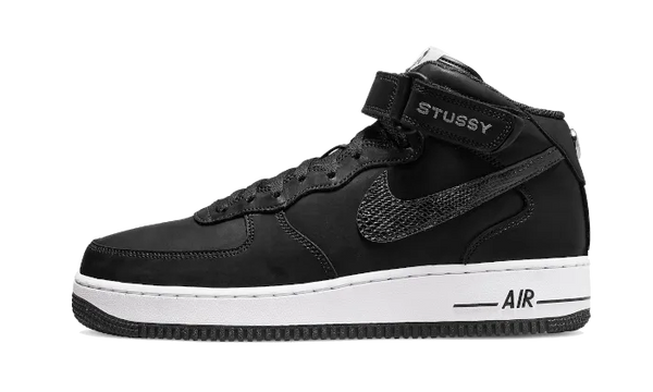 Air Force 1 Mid Stussy All Black - DJ7840-001