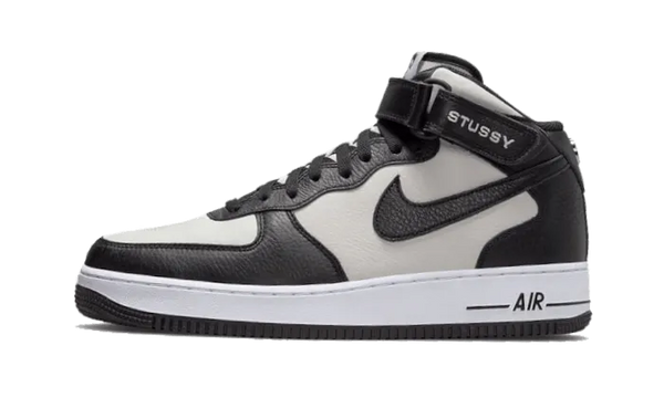 Air Force 1 Mid Stussy Grey Black - DJ7840-002