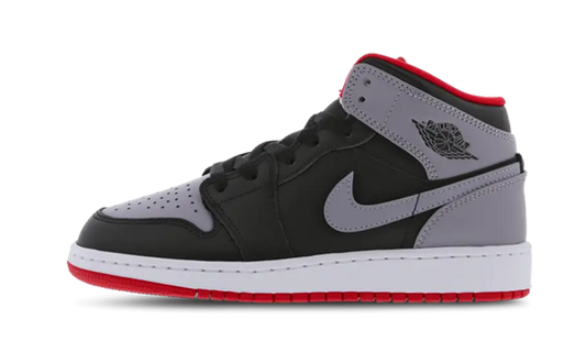 Air Jordan 1 Mid Cement Gray Red