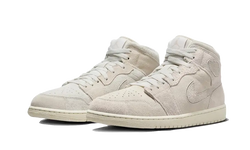 Air Jordan Air Jordan 1 Mid Craft Suede Ivory - FQ3224-100 / FN7449-100