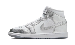 Air Jordan Air Jordan 1 Mid Crinkled Chrome - FN5031-100