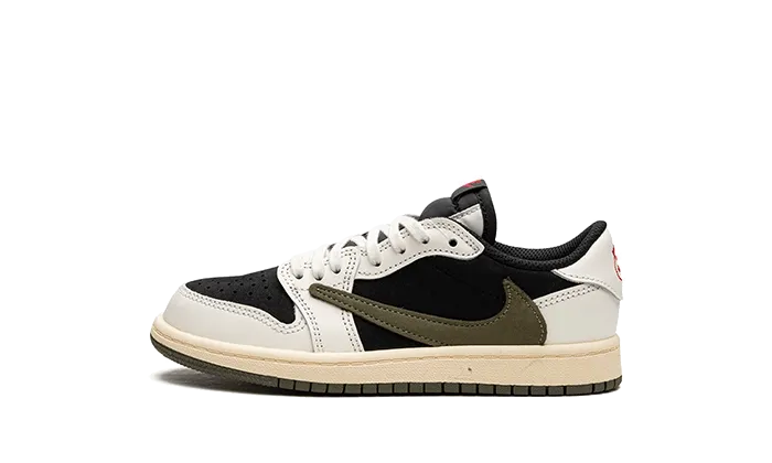 Air Jordan 1 Retro Low OG SP Travis Scott Olive Enfant (PS) - DZ5909-106